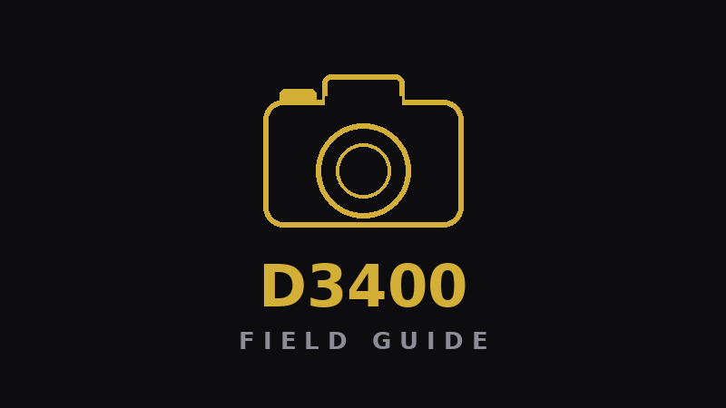 D3400 Field Guide