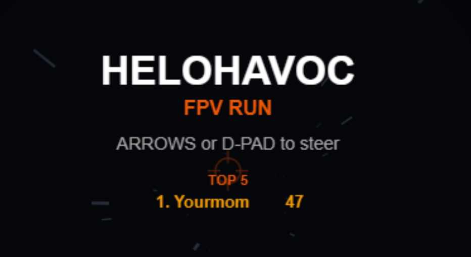 FPV Run gameplay