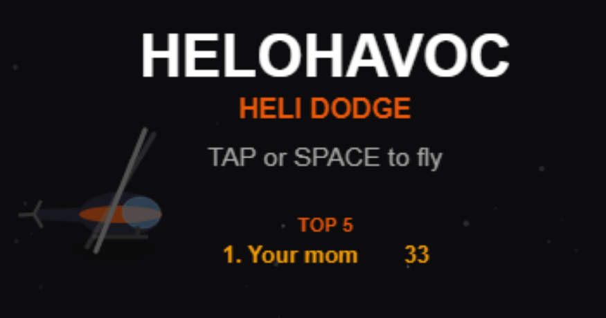 Heli Dodge gameplay